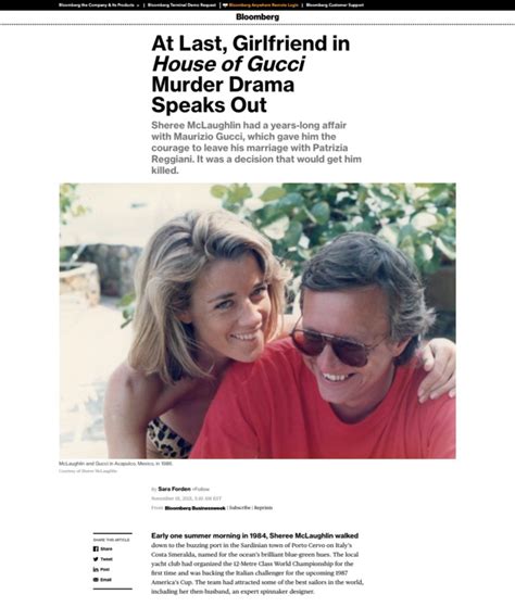 eva gucci 77 mistress|At Last, Girlfriend in House of Gucci Murder Drama Speaks Out.